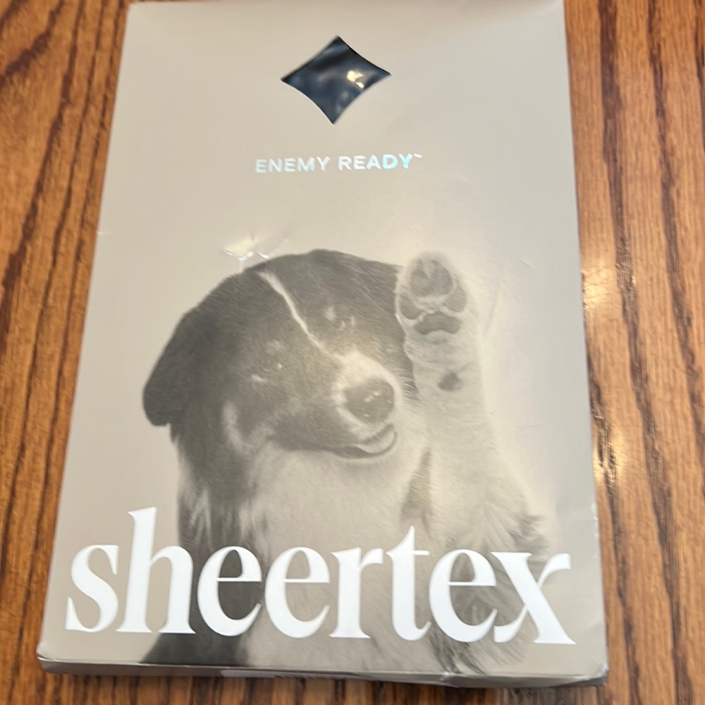 Sheertex Back Seam sheer tights black 2XL